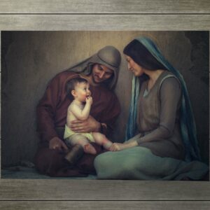 Holy Family prayer card
