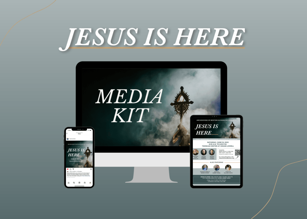 Jesus is Here Media Kit tools
