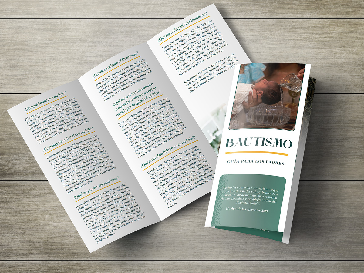 Baptism Pamphlets - 50/100 Pack - Imagen 2